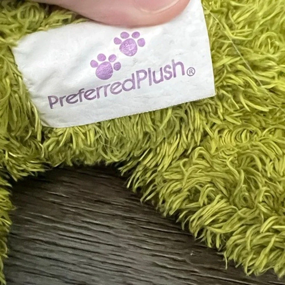 Preferred Green Frog‎ with Checkered Bow Plush 8